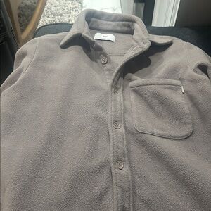 Aritzia TNA Hemlock Polar Fleece Shacket